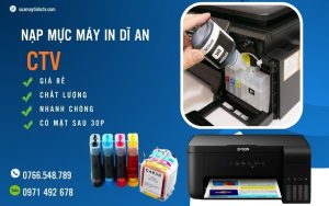 Nạp Mực Máy In Tại Nhà Lái Thiêu