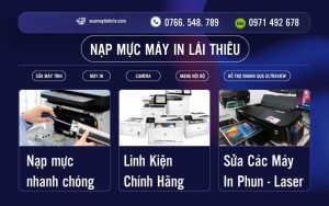 Nạp Mực Máy In Tại Nhà Lái Thiêu