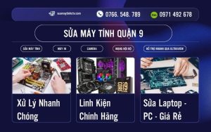 Sửa Laptop Tại Nhà Quận 9